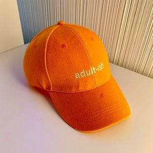Fashion Nova Orange Baseball Cap